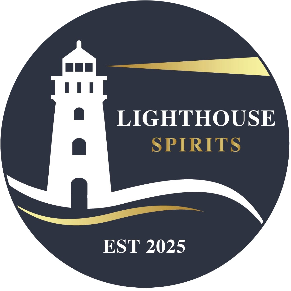 Lighthouse Spirits round emblem