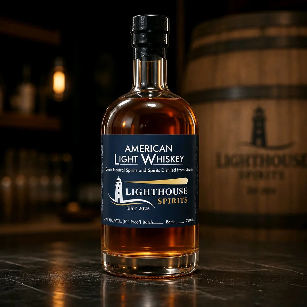 American Light Whiskey bottle