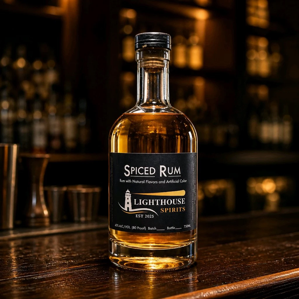 Spiced Rum bottle