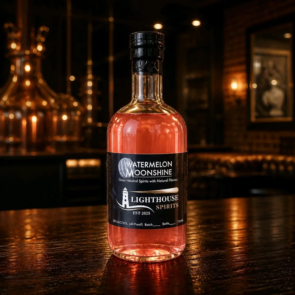 Watermelon Moonshine bottle